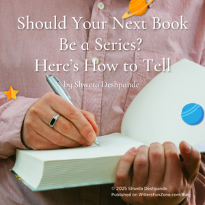BethBarany's tweet image. Should Your Next Book Be a Series? Here&apos;s How to Tell by Shweta Deshpande tinyurl.com/4f8c4nzu #stepbystep