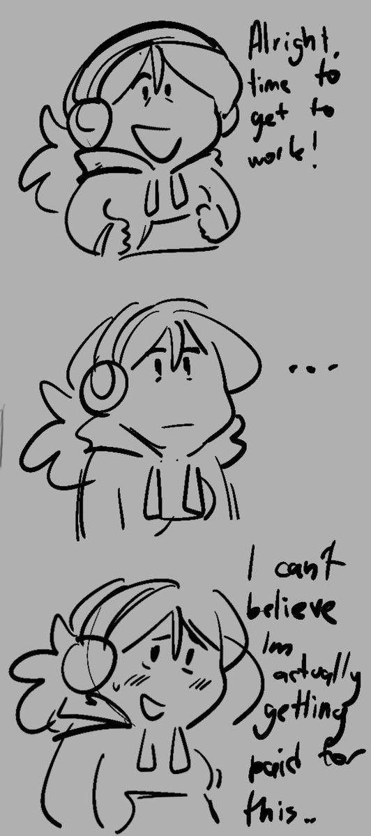 The fact people are actually willing to pay for my art is crazy but just so nice to me