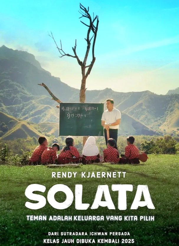 yan_widjaya's tweet photo. #Solata (Walma Pict/6/XI/2025) sut Ichwan Persada. Angkasa meninggalkan Jakarta n kekasihnya, Lembayung, utk menjadi relawan guru di Ollon, Tana Toraja. Hanya 6 murid bocil di SD reyot. Akankah ia bertahan? Bersetting alami. Mengingatkan pd semangat #LaskarPelangi versi bersahaja https://t.co/PiRLQN7Xoe