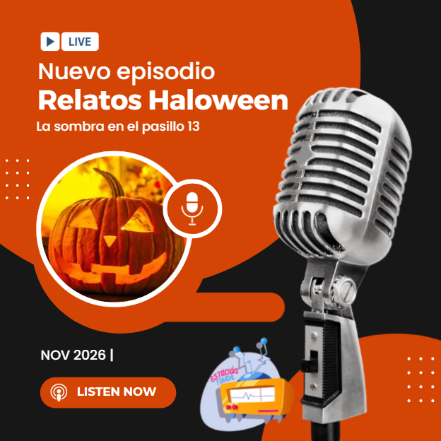iestovar's tweet photo. ¡Estación Tovar más escalofriante que nunca!
🎙️🎃

Desde el origen celta de Halloween hasta historias que podrían estar más cerca de lo que imaginas.

Escucha el primer episodio: “La sombra en el pasillo 13”

Más relatos los próximos días.

https://t.co/sWUyrAp66v

#RadioEscolar https://t.co/lTGkuGLhvS