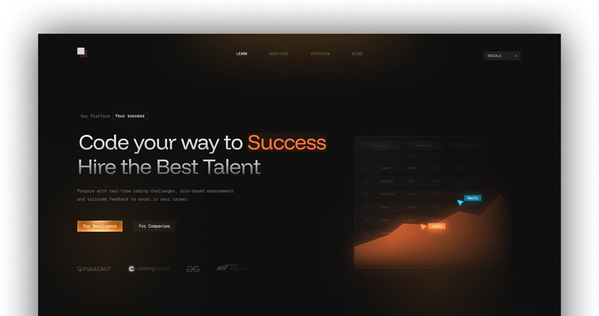 One of my best hero section ngl.