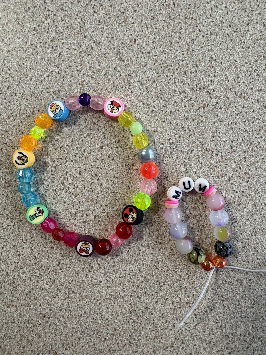 Jewellery club today saw more boys, which is cool 😎 Lots of pupils getting creative and sheltering out of the rain!