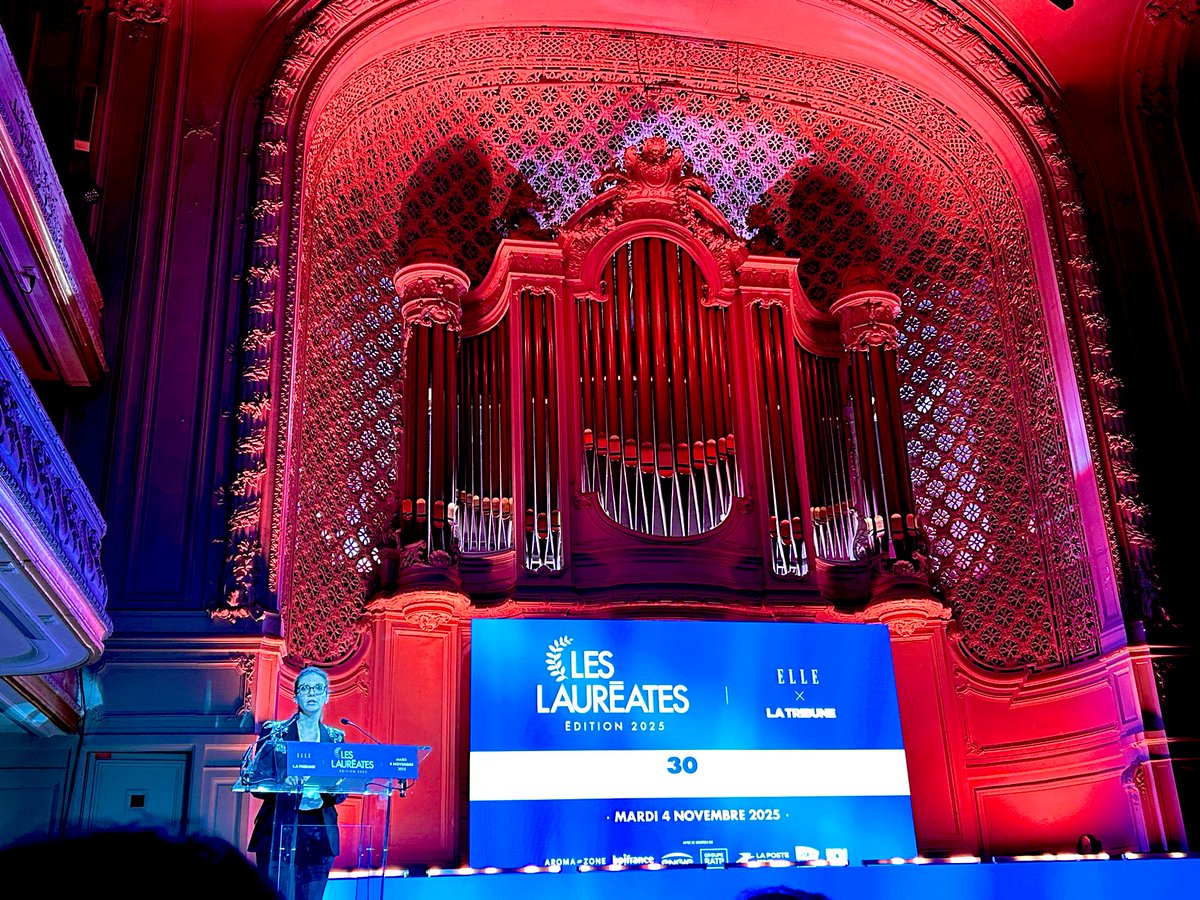 isabelle_blin's tweet image. Au prix « Les Lauréates » de la Tribune et Elle, @auroreberge rappellent que les femmes ont de l’ambition et qu’elles dépassent les frontières scientifiques, culturelles, économiques. Bravo aux 30 lauréates !