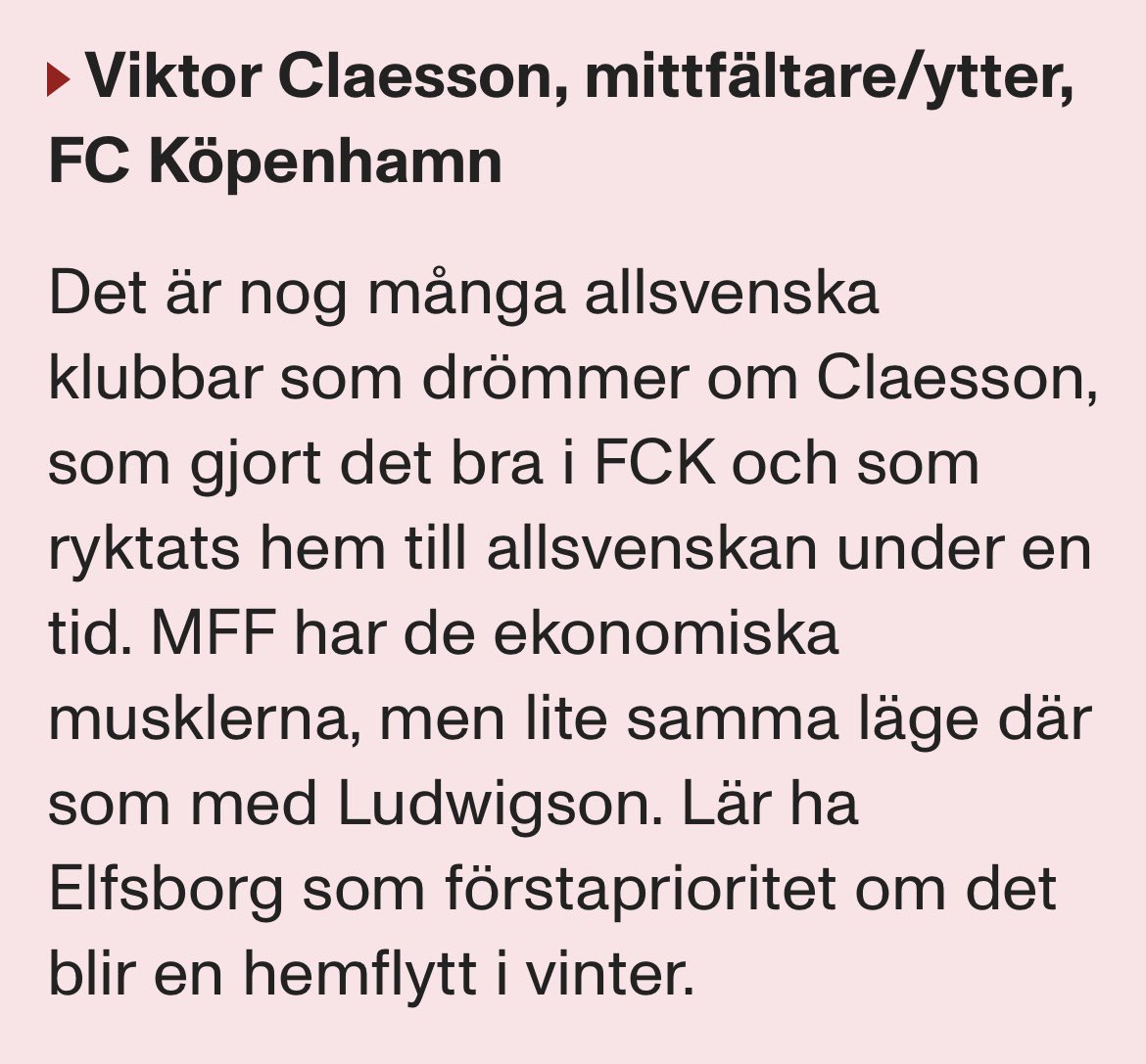 Så MFF:s ”krav” på den nya tränaren att spela unga spelare innebär för Disco att en 32-åring, 34-åring och en 33-åring är drömvärvningar… 🤔
#MalmöFF