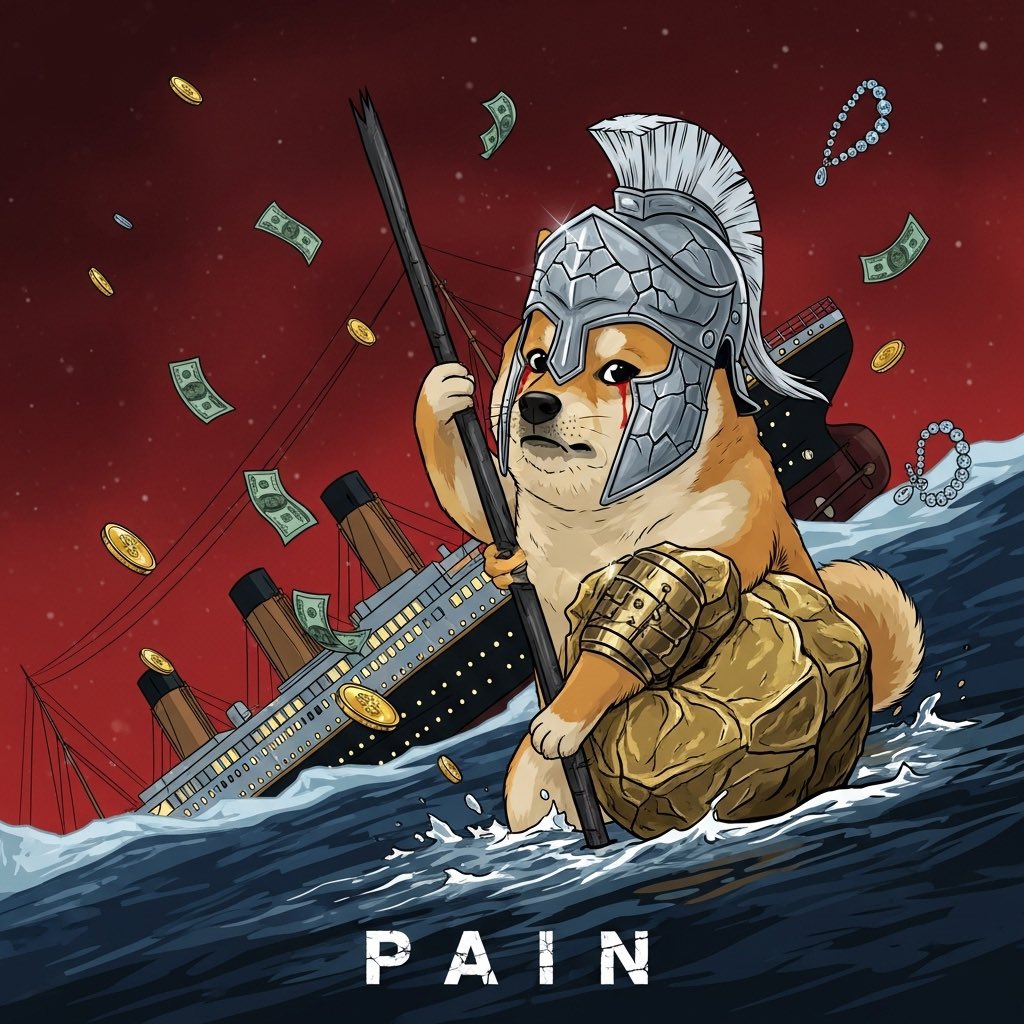 This is PAIN. When the unsinkable is sinking, all u feel is pain.