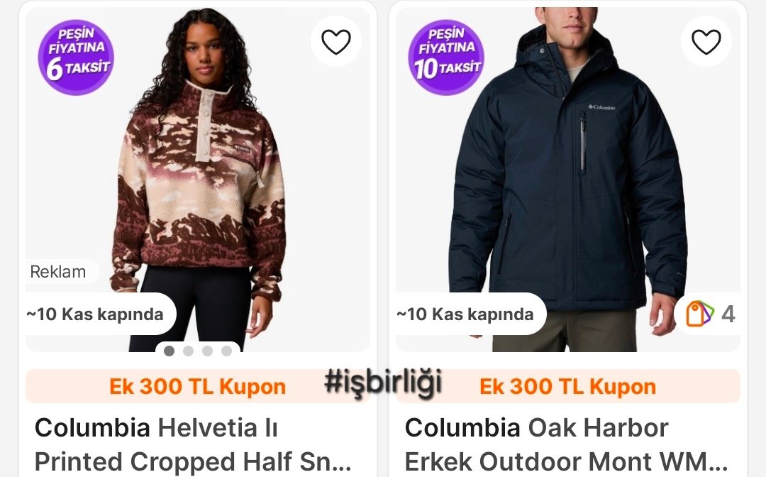 Kısa süreliğine;

Columbia markalı ürünlerde sepette NET %20  İNDİRİM VAR.

Link👉app.hb.biz/Vgrll5xfTfzd