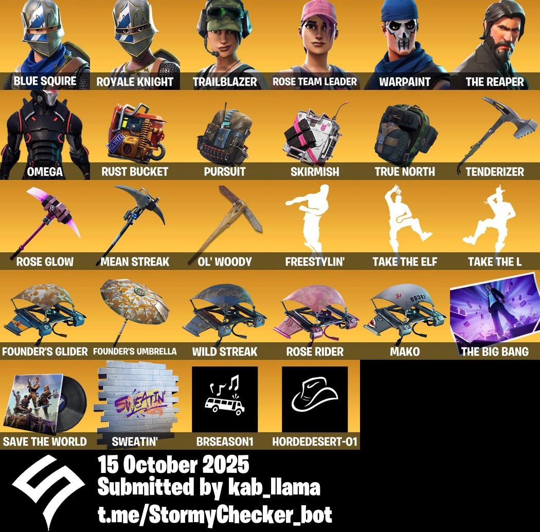 Stock dm for more infos (also have smaller accs with og items)