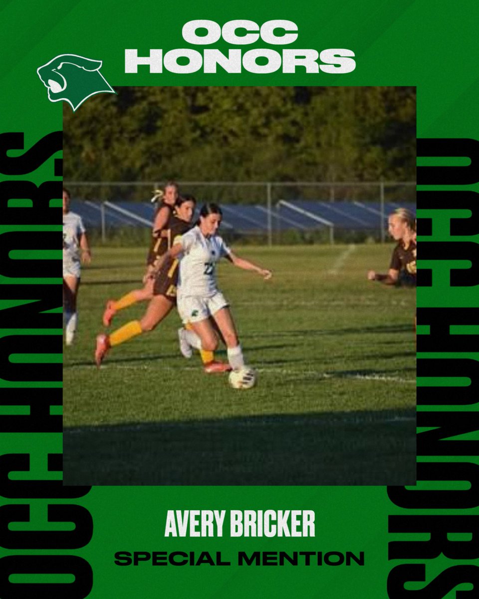 Congratulations to Avery Bricker — Special Mention OCC Capital Division