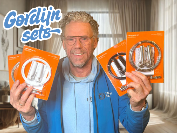 Staalkabelstunt's tweet photo. Nieuwe gordijnsets - in chrome, zwart, wit en goud!  https://t.co/IDEdss5oML https://t.co/W5amsEzlbG