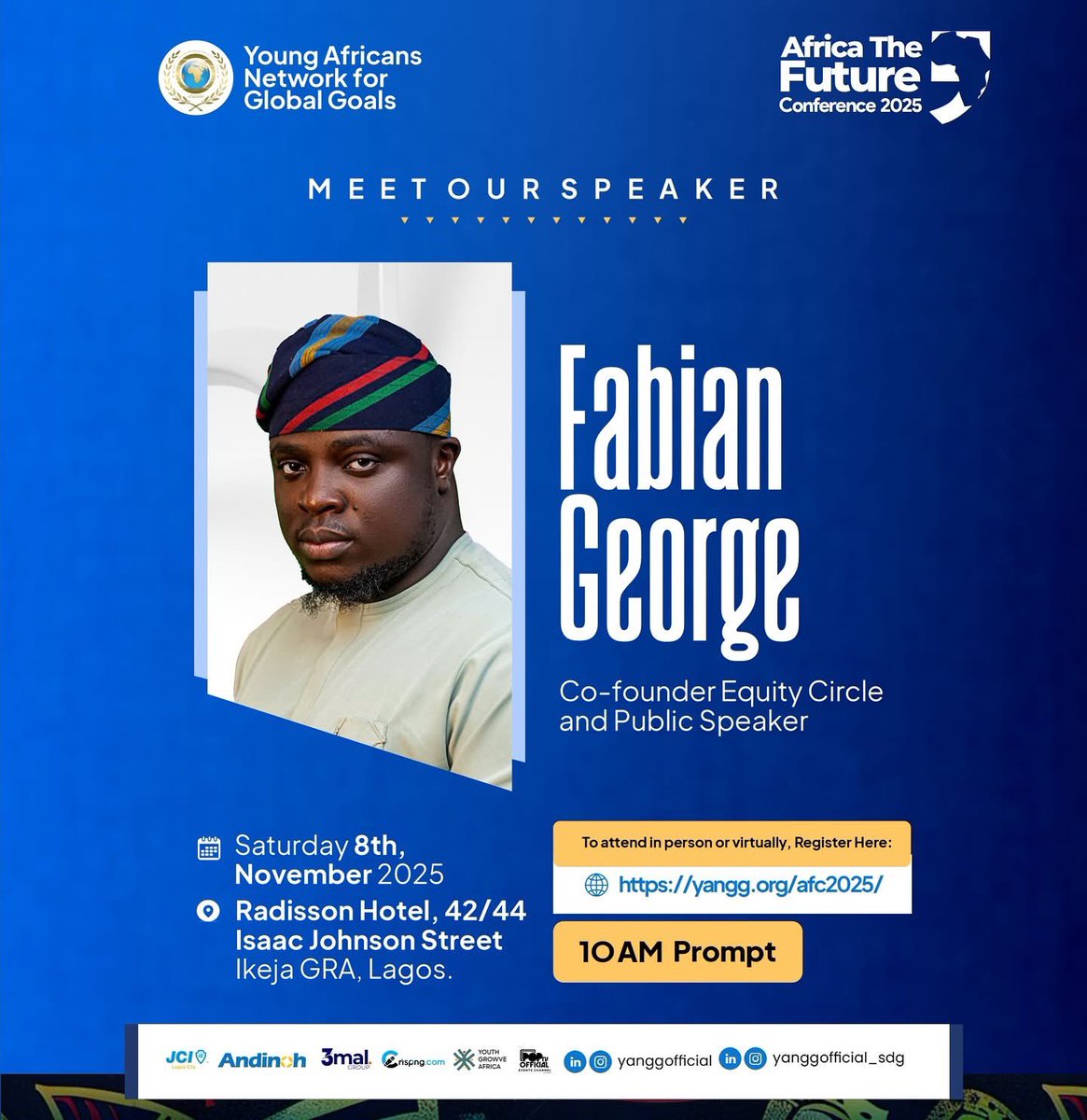 YANGG_OFFICIAL's tweet photo. We’re thrilled to announce one of our distinguished speakers for #AFC2025 @Fabian__George Co-founder @equitycircle_ 
Leveraging on relationships and network is key in doing business, come and learn the right pattern to create a lasting relationship within your industry. https://t.co/mWuVuAh18x