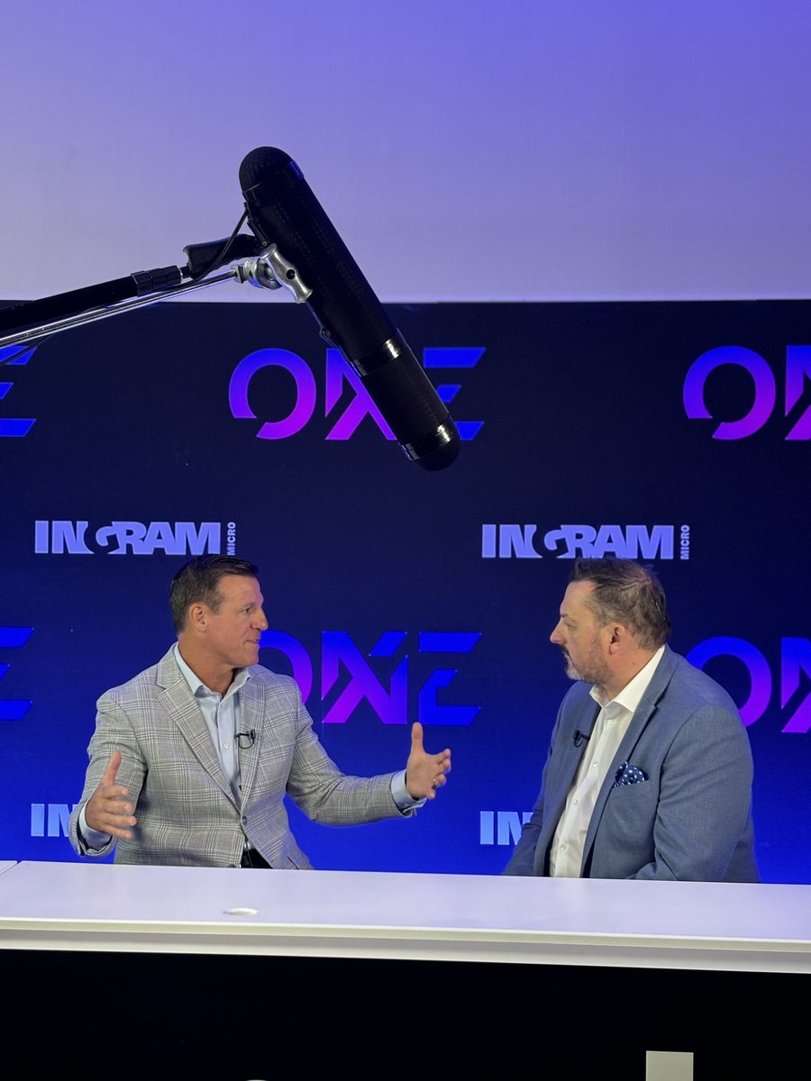 IngramMicroUSA's tweet photo. @StevenDickens3, CEO & Principal Analyst of HyperFRAME Research, speaks on @CRN TV with Ingram Micro CEO Paul Bay.
#ONE2025 #IngramMicroONE #IngramMicro https://t.co/hhAQLjDmA5