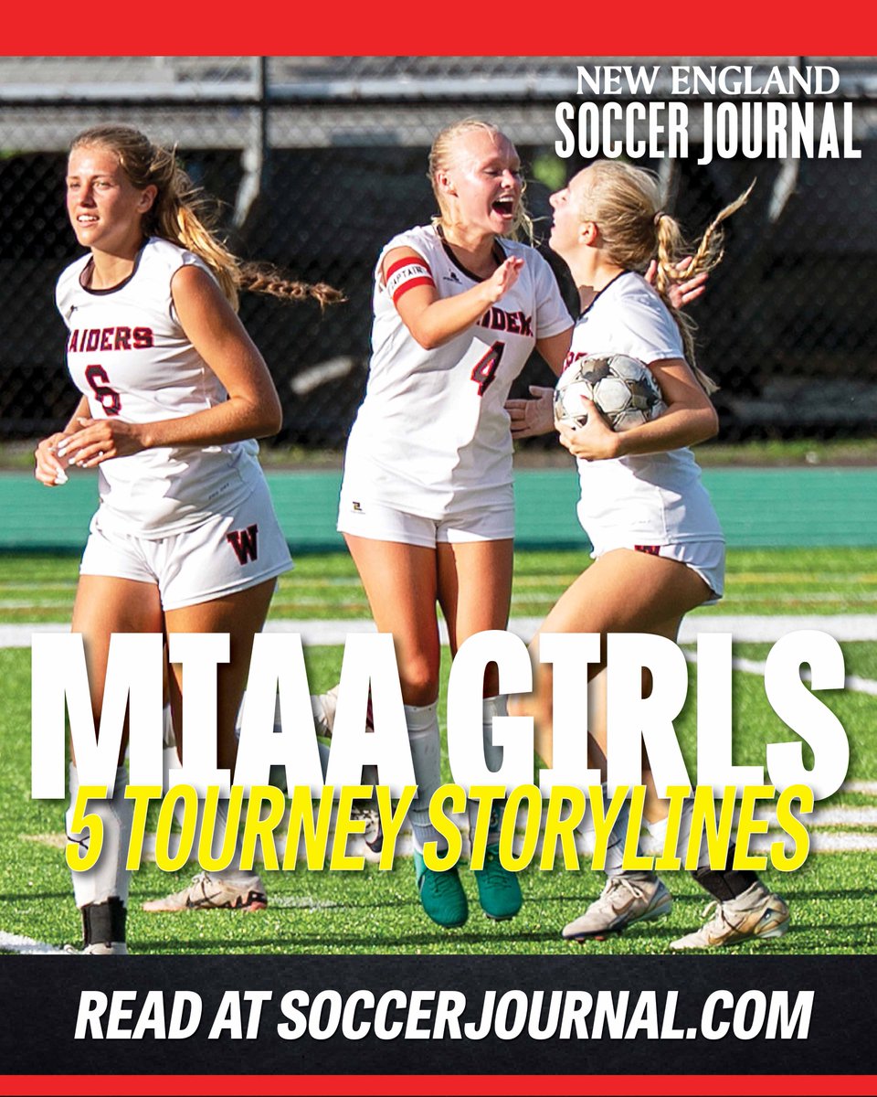 The 2025 MIAA girls soccer tournaments kick off this week. Here are 5 things to watch throughout the postseason:
soccerjournal.com/miaa-girls-5-s…