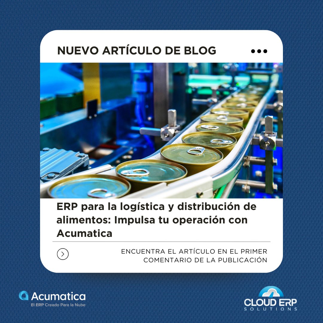 SolutionsCERP's tweet image. ¿Tu cadena de suministro se retrasa por tiempos de entrega largos? ⏱️⁣
Descubre cómo un ERP puede ayudarte a reducir el lead time en logística y optimizar tus operaciones.⁣
⁣
➡️ Lee el artículo en el primer comentario.⁣
⁣
#LogísticaEficiente #ERP #LeadTime #SolutionsCloudERP