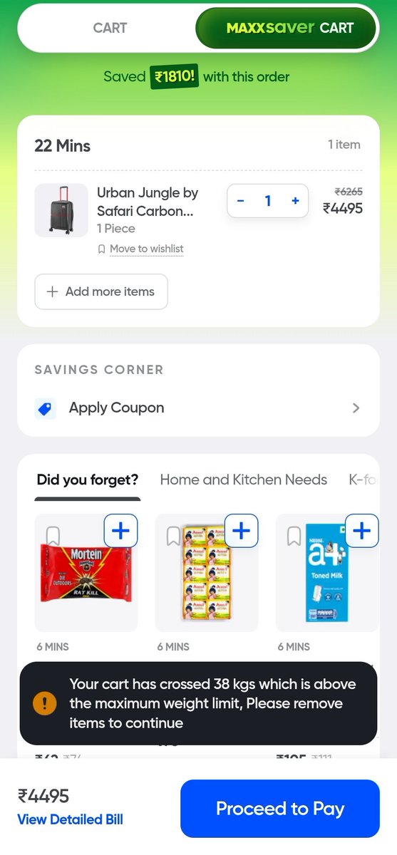 _msbalaji's tweet photo. @SwiggyCares why lost a product category when you can't deliver it. https://t.co/1mtZEwgTlz