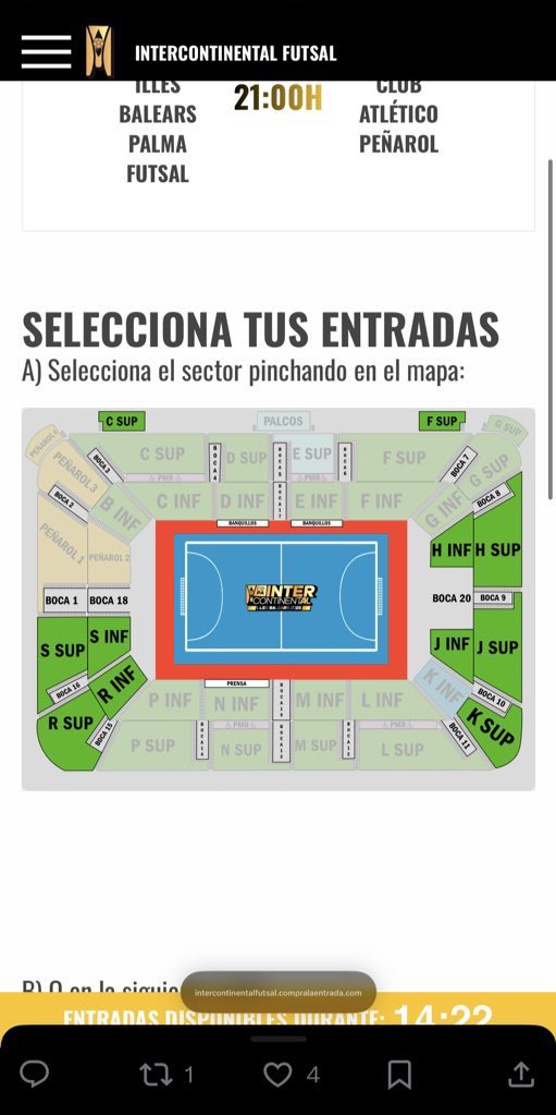 La gente de Peñarol agoto todo en Palma de Mallorca. Están mal de la cabeza