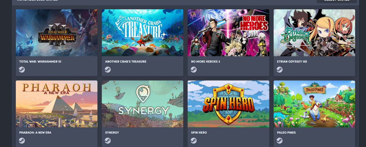 Humble choice is out. Going to give #free #steam #key #game to 8 winners. Rules below:
❤️the tweet
🔁the tweet
📲follow me
The winners will be selected 11/15/25 1:30PM EST. If you do not respond in a few hours i will re-roll. #giveaway #warhammer40k #rts #rpg #cozy #farming