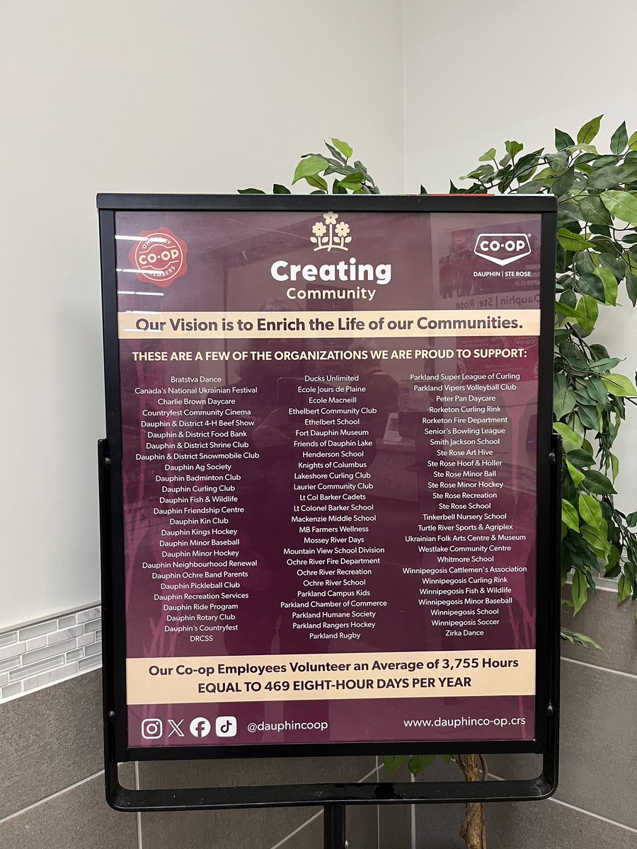 Did you know that 2025 has been proclaimed the International Year of Co-operatives by the United Nations? 
This year’s theme is Co-ops build a better world. 
When you shop at Co-op you are investing in our communities. 
Building a better world begins right here in our backyard!