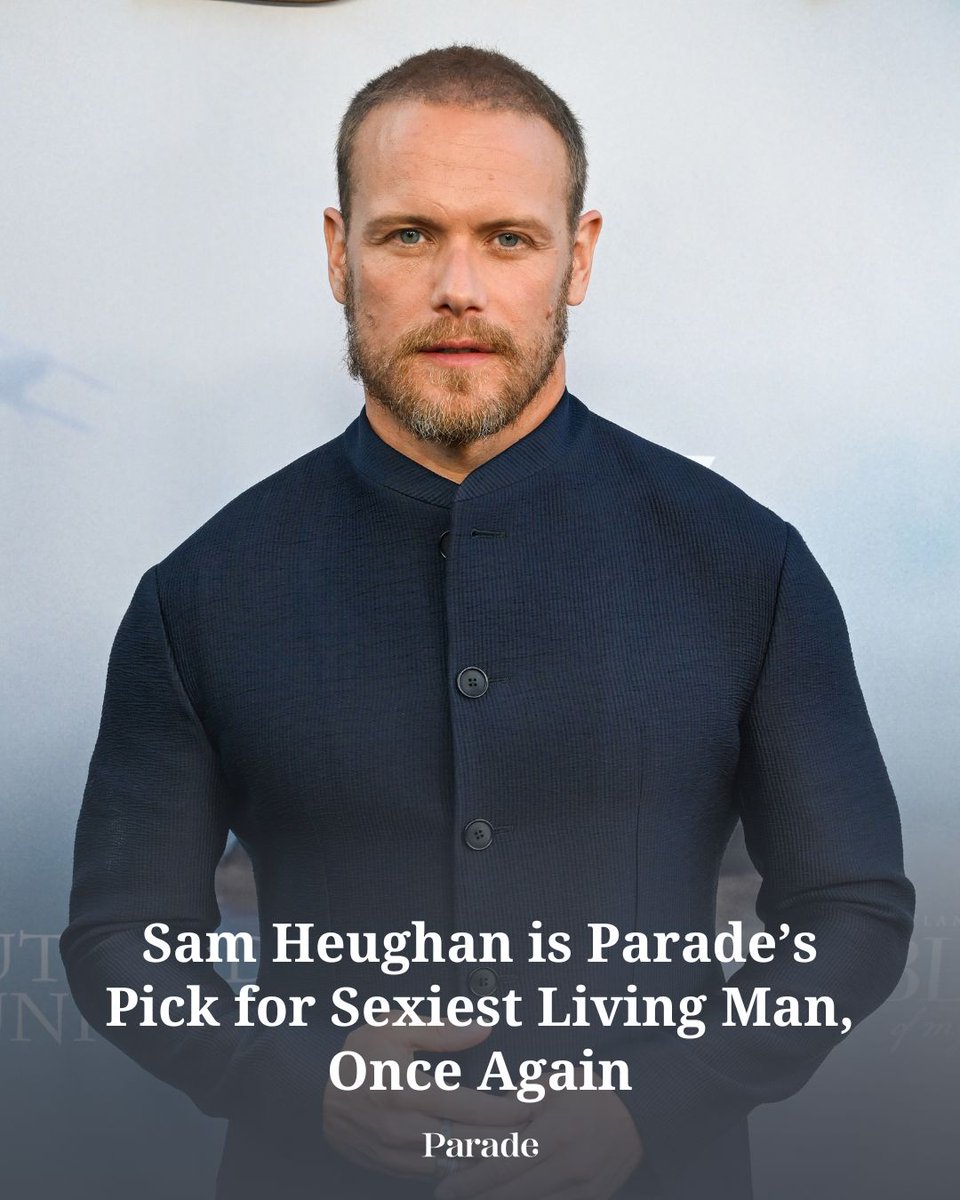 Jonathan Bailey is the Sexiest Man Alive, and we are announcing our pick for "Sexiest Living Man": Sam Heughan!

The two also share a horse on their different acting projects, so we, of course, had to ask Sam about that. Read more below:
parade.com/tv/sam-heughan…

#SamHeughan