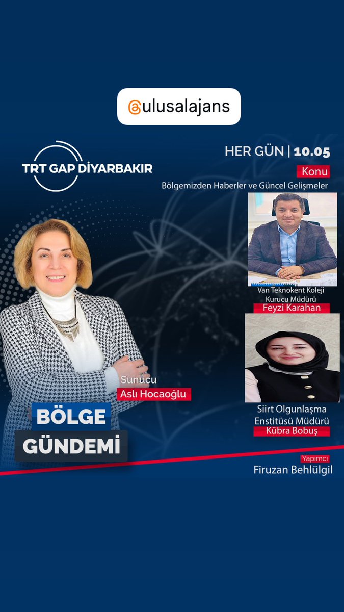 Erasmus projemiz tüm bölgede ses getirdi. TRT DİYARBAKIR RADYOSU  bizleri projeyi konuşma adına konul etti. <a href="/ulusalajans/">Türkiye Ulusal Ajansı 🇹🇷 Turkish NA</a> <a href="/tcvanvaliligi/">T.C. Van Valiliği 🇹🇷</a> <a href="/VanilMem/">Van İl Milli Eğitim Müdürlüğü</a> <a href="/vanbuyuksehirbb/">T.C. Van Büyükşehir Belediyesi</a> <a href="/HaberVANYYU/">VAN YYÜ</a> <a href="/van/">Van</a>