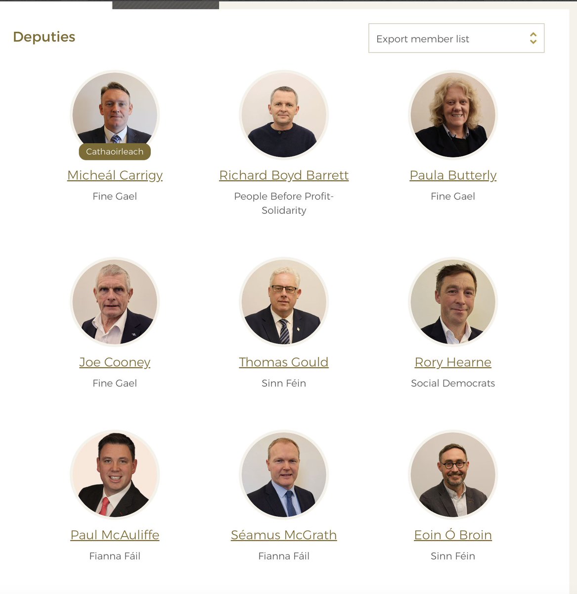 This is the Oireachtas committee on housing.
Who would like to guess the total number of homes that were objected to or had "observations" made by members of the housing committee?
It's a jaw-dropping number.