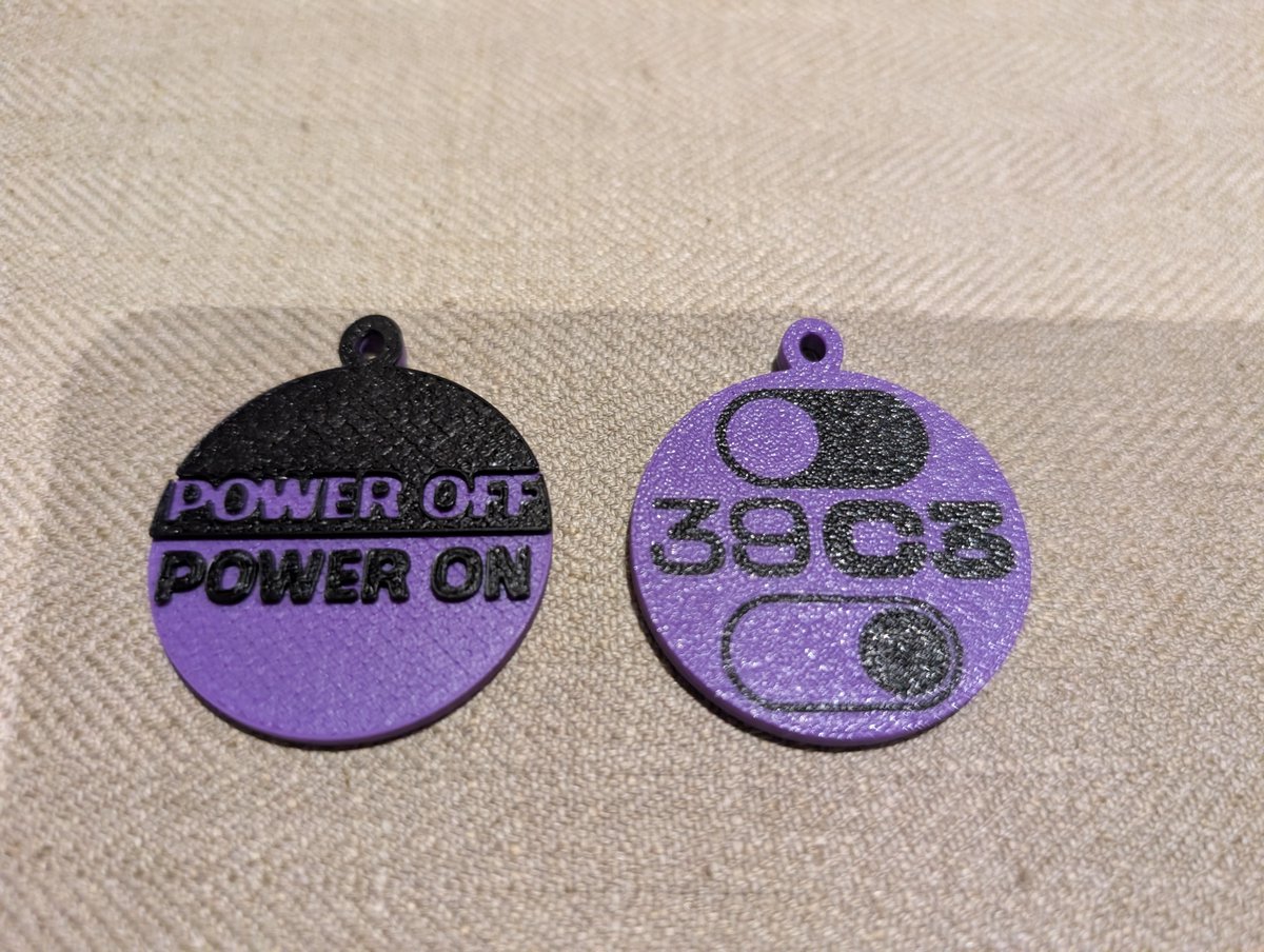 New #PolyGen token design for #39C3 first batch produced.