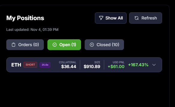 I never ever post screenshots of my own trades, in fact i think it's cringe. 

  But I do post these because they are fully agentic. My $Shekel agent is a better trader than I'll ever be...