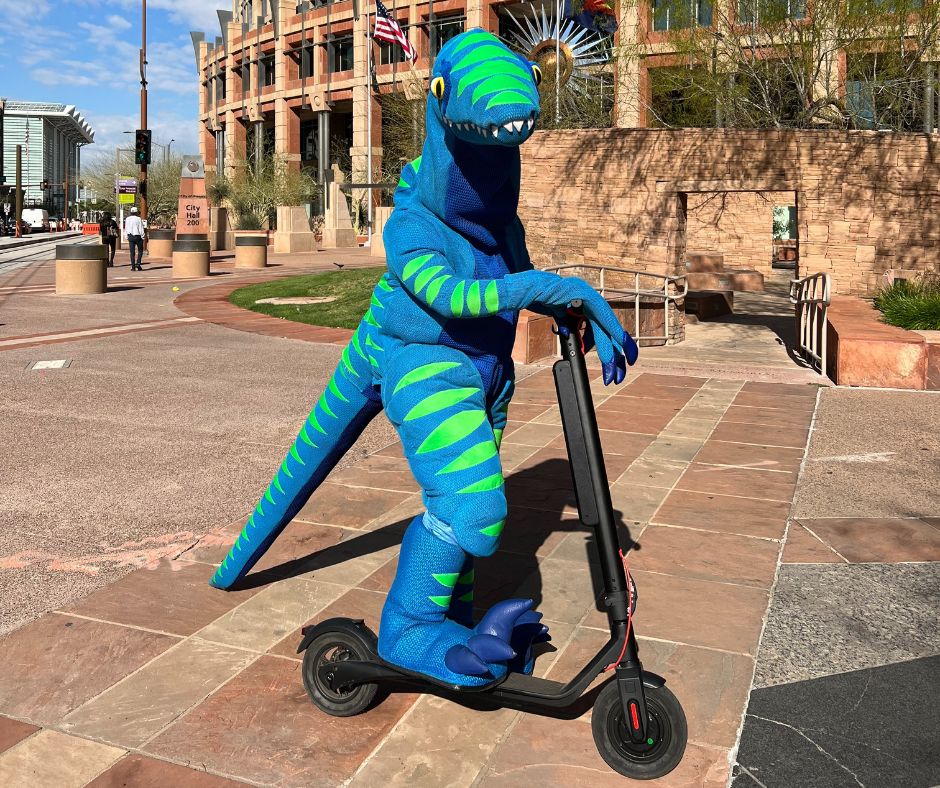 Have you met Zero the Recycling Raptor? He’s a great ambassador for Public Works as he highlights the many ways to to recycle right. His name is meant to remind people of our goal of becoming a zero waste city by 2050! Learn more about Zero on our website: bit.ly/47Pz2UR