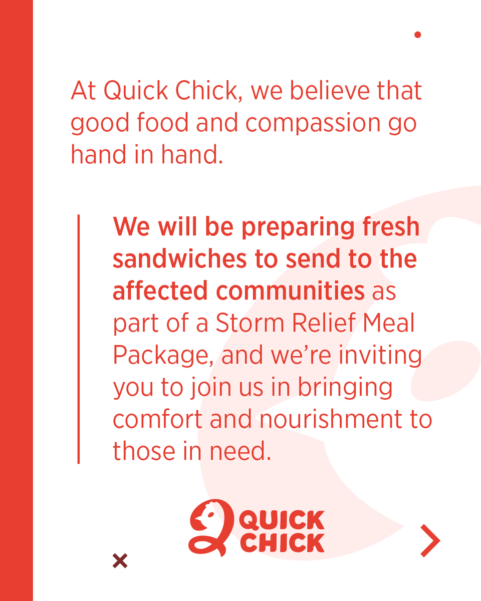 quickchickja's tweet photo. At Quick Chick , we believe that good food and compassion go hand in hand. If you would like to sponsor meals or learn more information , you can contact us at (876)375-1356 or send us an email at conley.salmon@ample-rewards.com.
#QuickChickJa https://t.co/Ra1m44otpg