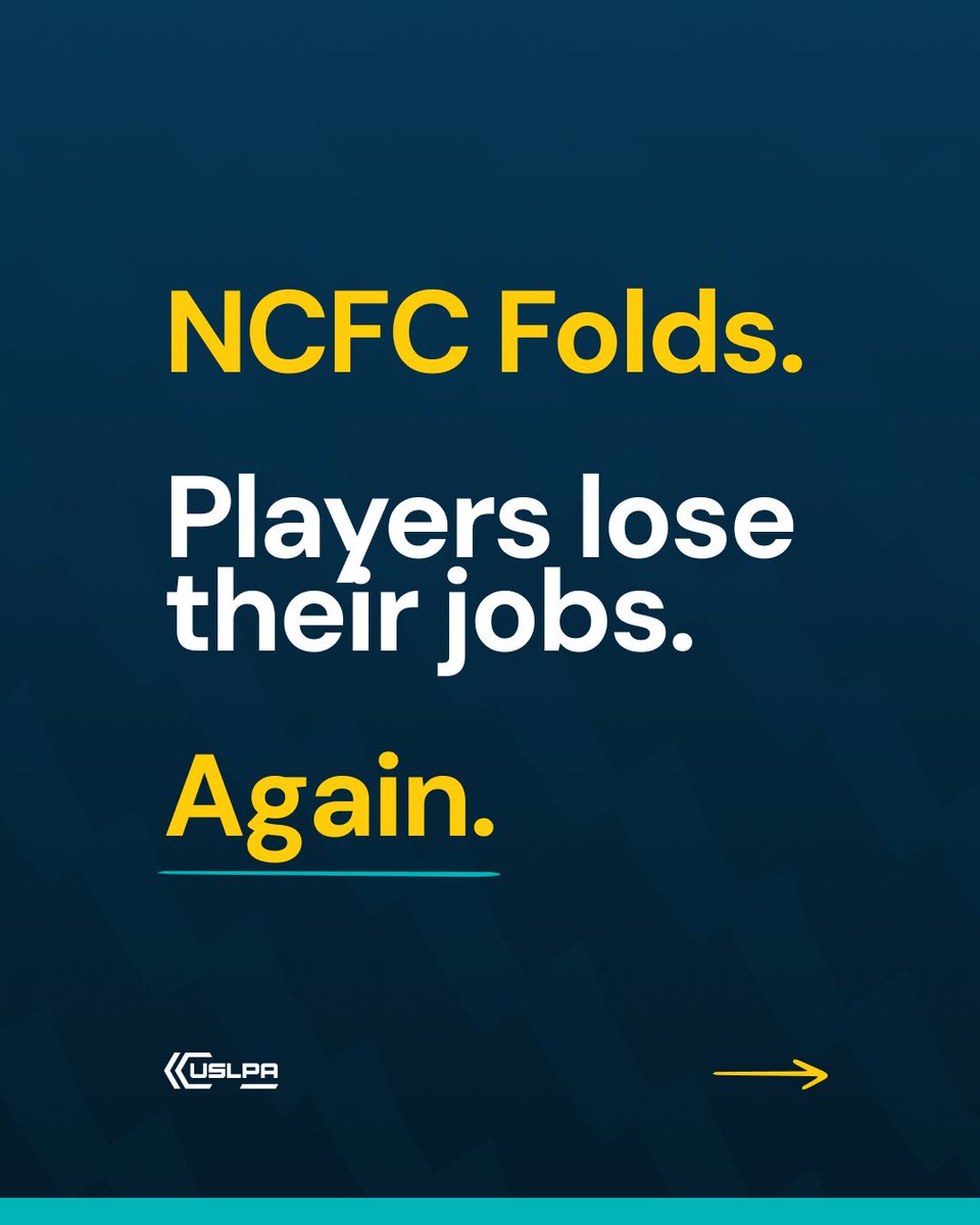 USLPlayers's tweet image. BREAKING: @NorthCarolinaFC folds ahead of next USL season.

The owner voluntarily shut down the team to focus on another business venture, leaving players with only 2 months’ pay under the CBA.

9 clubs have folded in the last decade. Players deserve better.

#StandUpForStandards