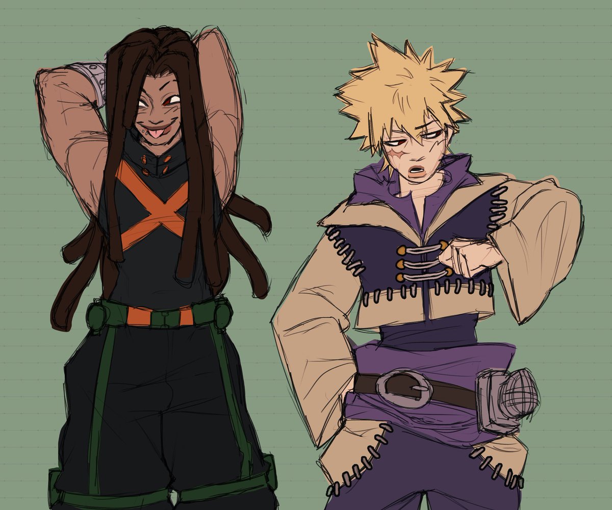 i don’t think they’d get along at all but it would be funny asf to see anyways 
#GachiArt #GACHIAKUTA #MHAfanart