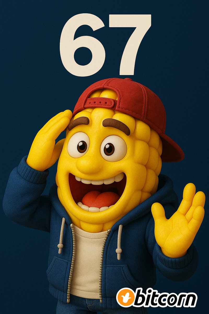 BitcornMemes's tweet image. They said I’d never make it past $0.0000067. Now I AM the narrative. #Bitcorn #sixseven #67 #CryptoMemeMagic 🌽📈
$BITCORN @BitcornCTO