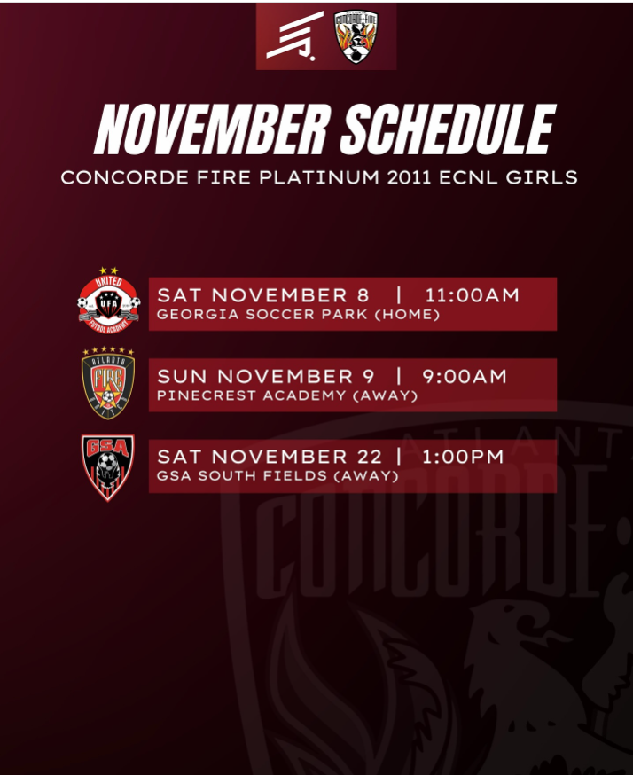 MiaSpringfield's tweet photo. Getting ready for the final 3 matches of the year! Let’s finish strong! #ecnl #ecnlgirlssoccer #concordefire #cf4life https://t.co/UFeD6NkKif