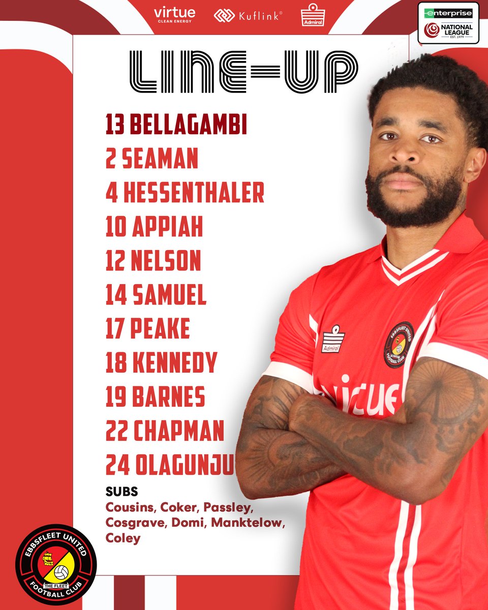 TEAM NEWS ahead of this evening's match against Maidstone💪