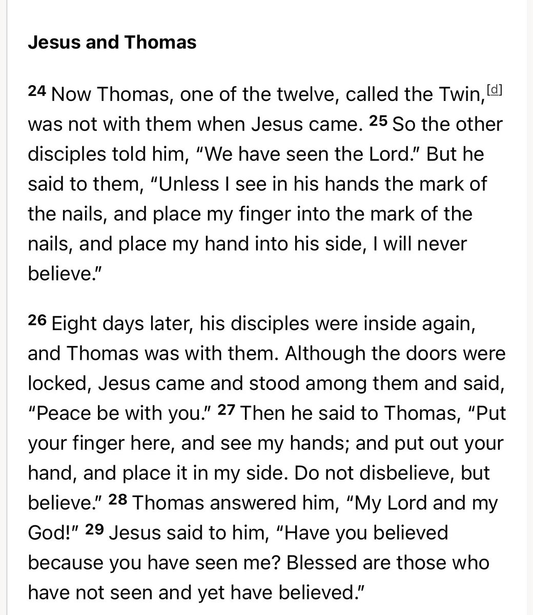 Jon_Izzy's tweet photo. @Supnat119 @TheOfficerTatum Thomas called Jesus my Lord and my God. 
John 1:1 — “The Word was God (Theos).”
John 1:18 — “No one has ever seen God; the only God (Theos), who is at the Father’s side, has made him known.”

So Thomas’ confession mirrors how John opens his Gospel — affirming Jesus’ divinity https://t.co/T5lJVBLyuJ