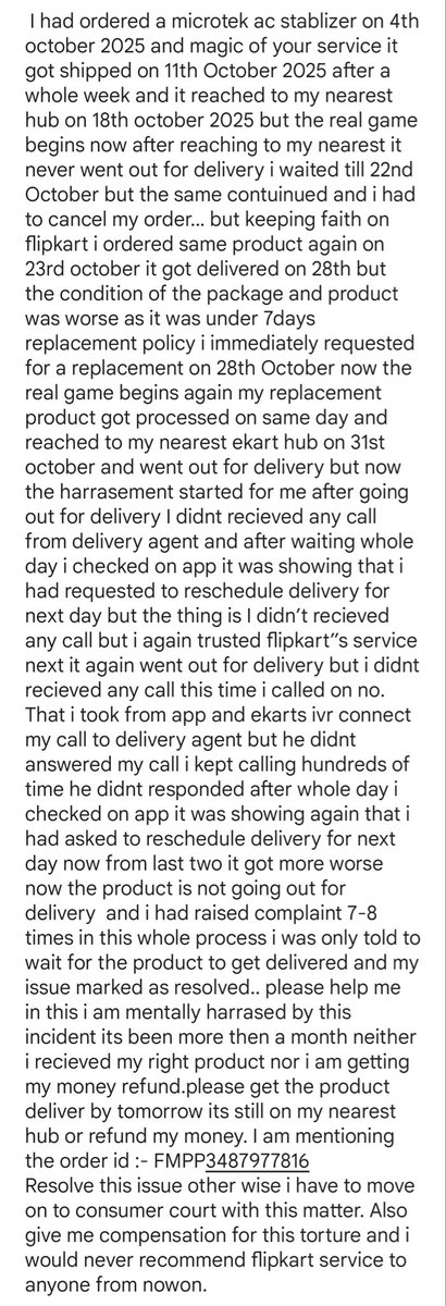YASHRAT34523379's tweet photo. @flipkartsupport @Flipkart 
@Flipkartminutes @FlipkartEnables @jagograhakjago https://t.co/b55vMXl4RQ