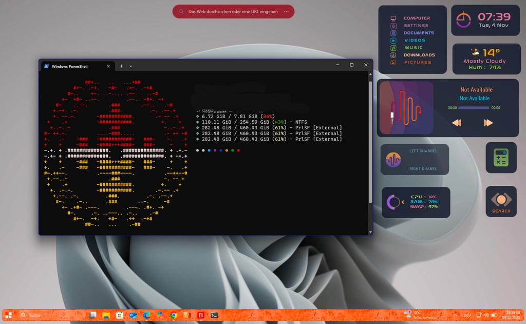 ElamLur's tweet image. پز نیست ، روحیه لوریتاتی ویندوزه 😋 

اجرای چلیپای لری عیلامی در ابتدای هر  ترمینال ( پاور شل)
#customization