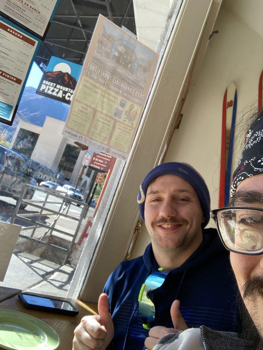 JeffsPizza_Ames's tweet image. When pizza’s life but you still need a break 🍕✈️
Some of our crew took a trip to their favorite state… and immediately found more pizza.  (As well as a former friend+coworker)
Because apparently “vacation mode” still includes extra cheese. 😎

#EmployeeFun #JeffsBestPizzaInAmes