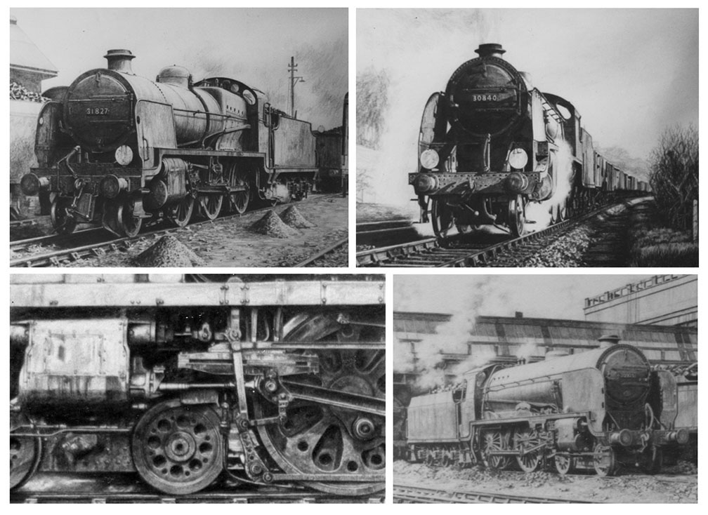 TomTheDoodler's tweet image. These are very old now. A few Southern pencil drawings. 

#drawing #graphite #railways