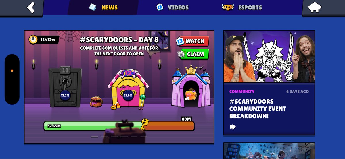 Day 8 of #Scarydoors event in #BrawlStars . Lets go!
