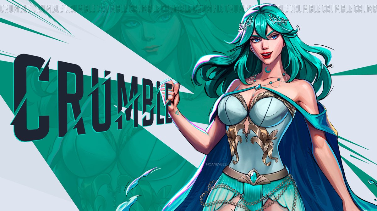 hoaneybee's tweet photo. I'm so proud to be part of this project alongside @LordCrumble . This is one of my favorite pieces I've ever made! Crumble in the Marvel Rivals style! You can see the full image of her right below!

#marvelrivals #MarvelRivalsfanart https://t.co/zwCWeZzAdj