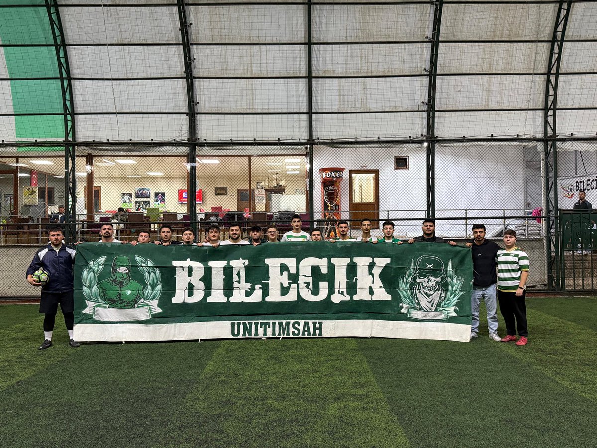Ünitimsah Bilecik ailesi olarak sezonun ilk halı saha etkinliğini gerçekleştirdik.💚🤍🐊🏆