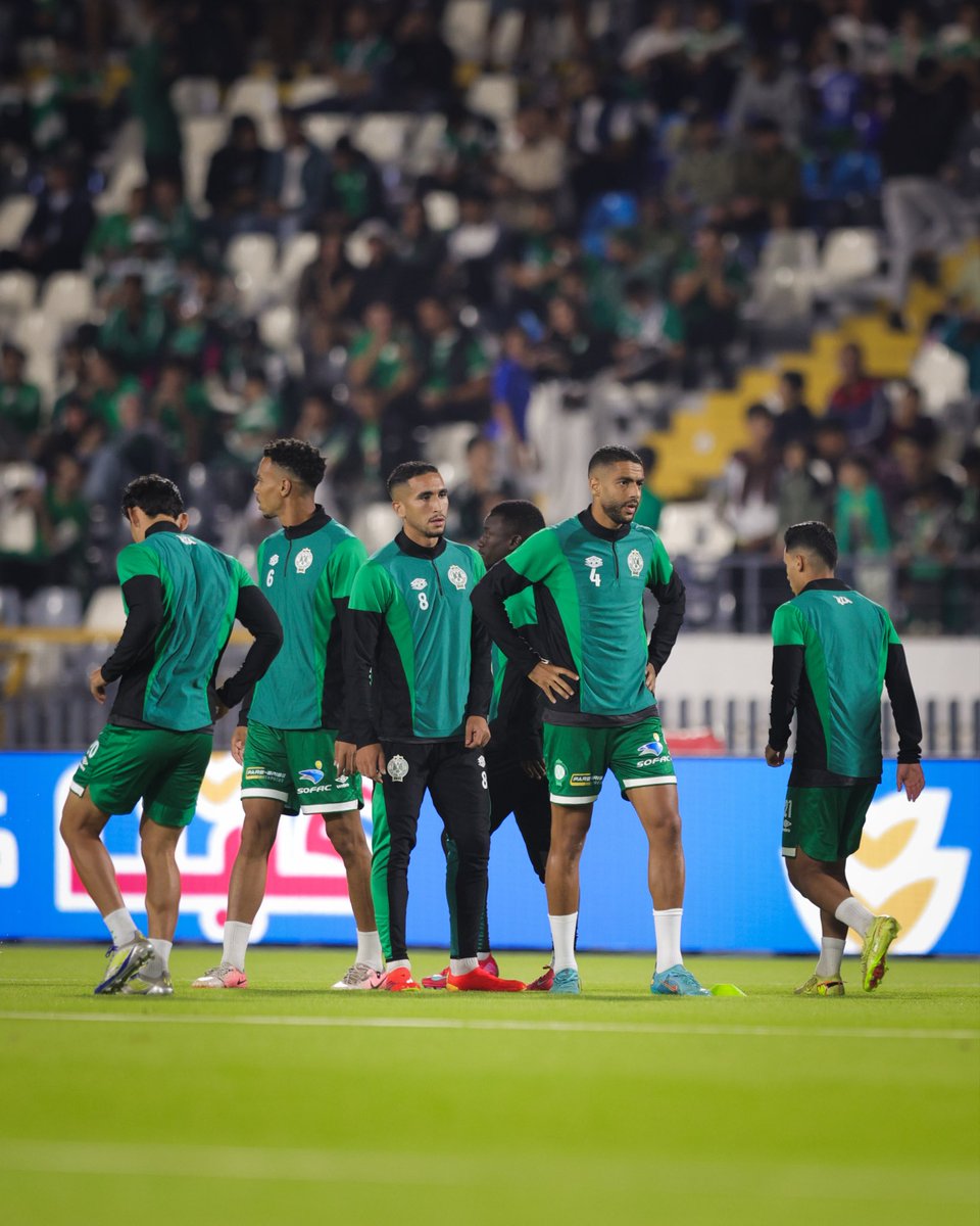 RCAofficiel's tweet image. Final touches before kick-off. 💚⚔️