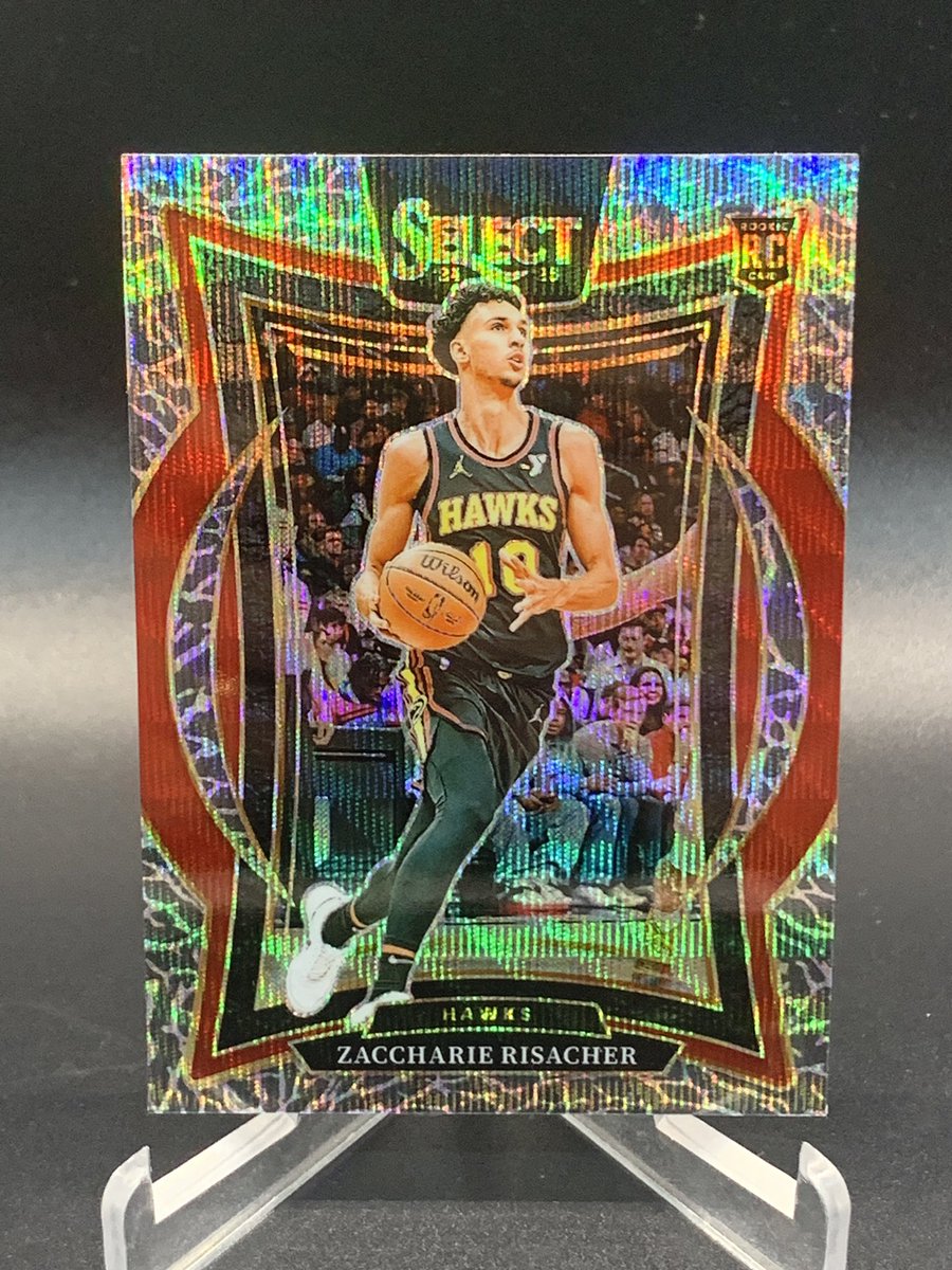 tooly_22's tweet photo. Any interest in a 24/25 Select Zaccharie Risacher Elephant  Prizm RC SSP?  Looking for $275 delivered 
#thehobby #NBA #Panini #sportscards #sportscardsforsale https://t.co/1w8VHMMawU