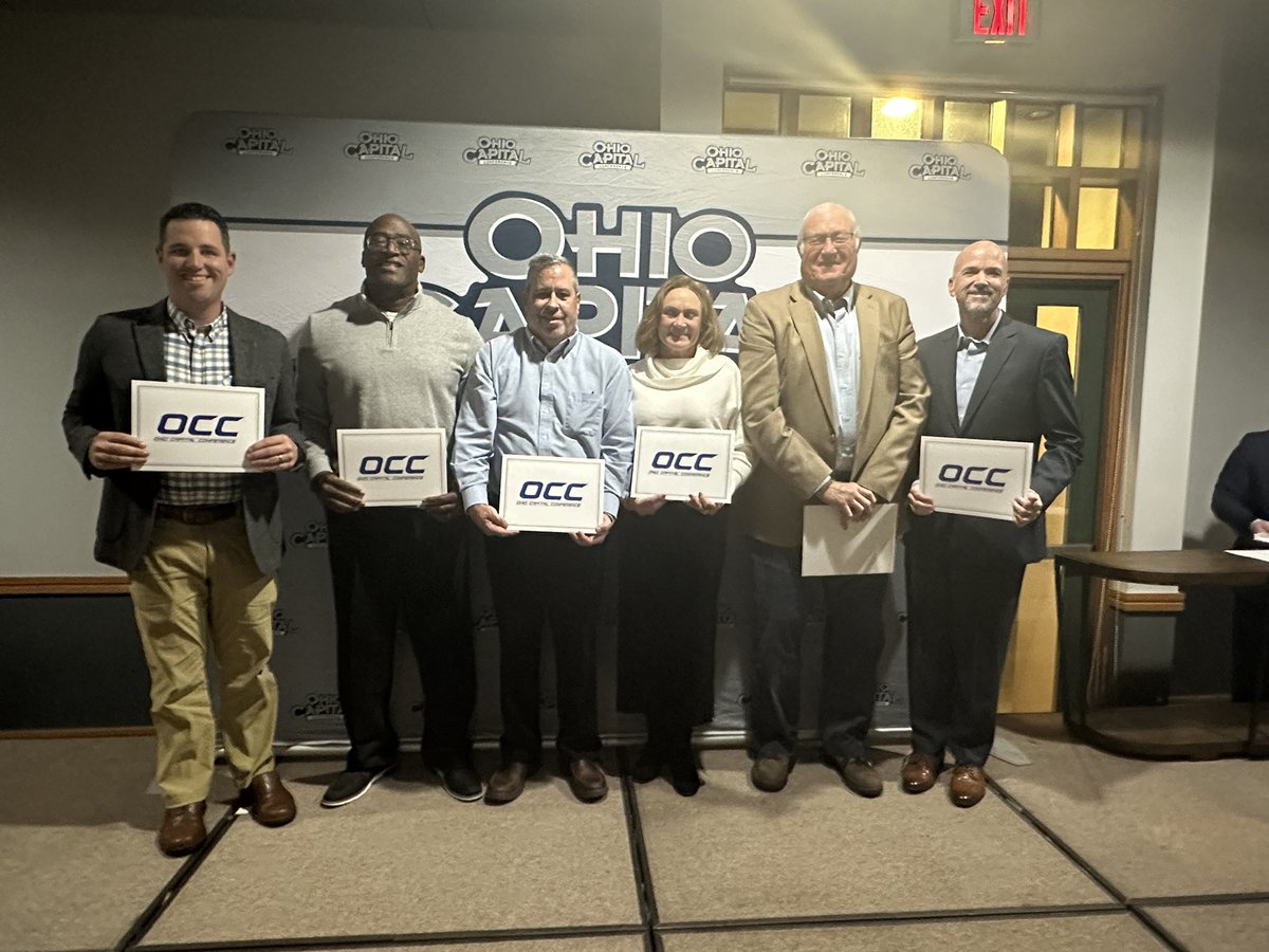 Thank you and congratulations to our spring OCC Officials of the Year.  No officials means no games. Thanks for all you do!!