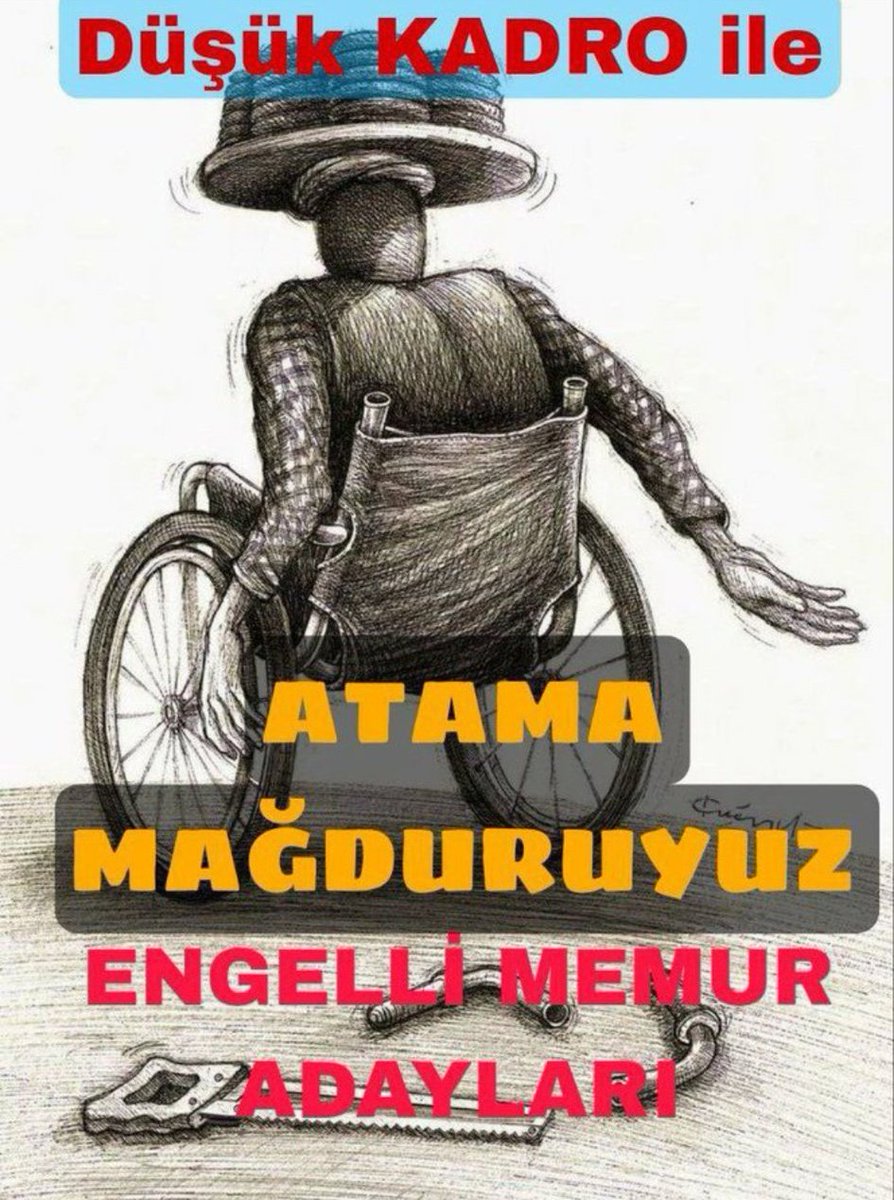 Her sene 1500 - 1800 kontenjan ile mağduriyetler kartopu gibi büyüyor!! 
Mağduriyetlerin giderilmesi için Ocak atamasında 5000 #ENGELLİ  
istihdam edilmelidir. 

<a href="/RTErdogan/">Recep Tayyip Erdoğan</a>
<a href="/cbsbb/">T.C. Cumhurbaşkanlığı Strateji ve Bütçe Başkanlığı</a>
<a href="/senelibrahim_/">İbrahim Şenel</a>
<a href="/tcailesosyal/">T.C. Aile ve Sosyal Hizmetler Bakanlığı</a>
<a href="/csgbakanligi/">T.C. Çalışma ve Sosyal Güvenlik Bakanlığı</a>

#EKPSSdeMemuraYüksekKontenjan