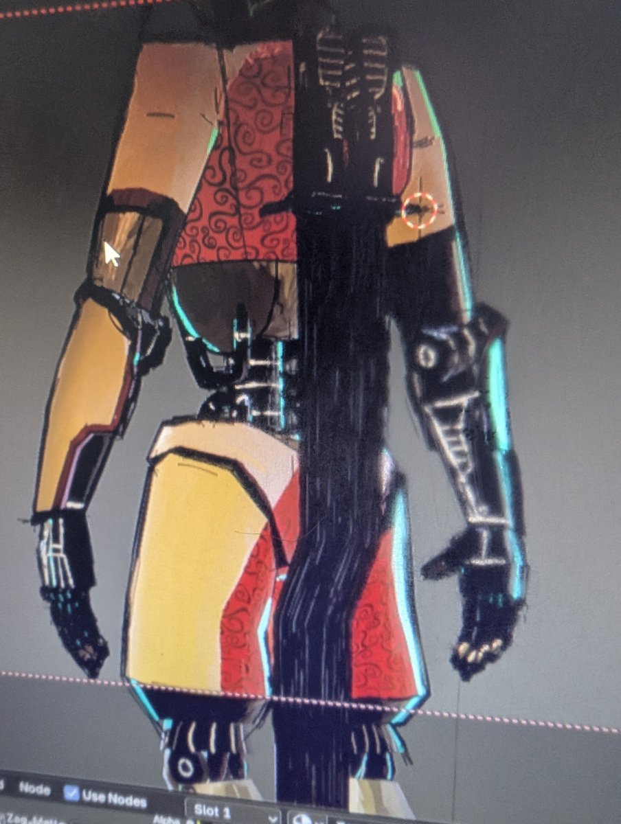 thebubbagrund's tweet image. Back to work on the comic! Here's a more in depth look at Zag's texturing. Her and the other characters use hand painted normal maps to get this look
#Zag #Sync4 #comics #blender #NPRshaders #characterdesign