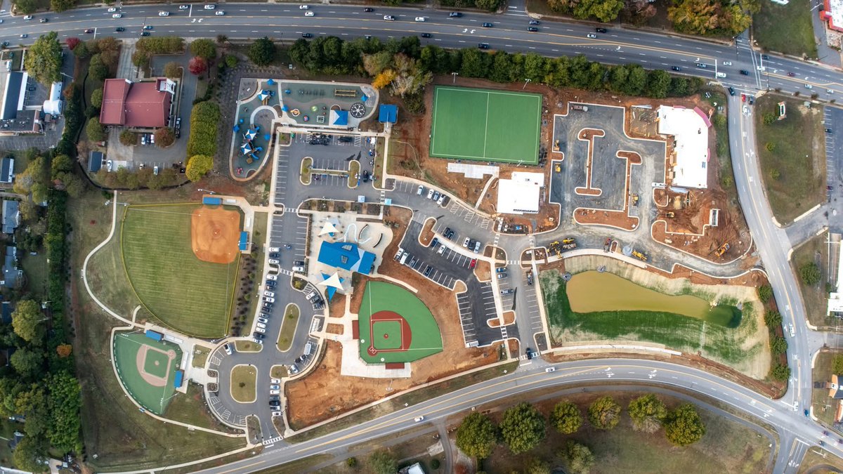 Check out the progress at Rock Hill Miracle Park! @rockhillmiraclepark 
#ihaveaheartformiraclepark #competitionliveshere