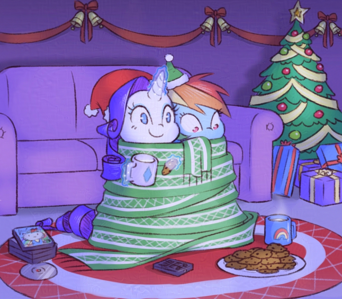 CalpainEqD's tweet photo. Now that Halloween is over, Rarity is jumping the gun and going full Christmas mode.
Artwork is by RariDashDoodles!
https://t.co/iWo9eS6on9 https://t.co/9RMEX2bMHB
