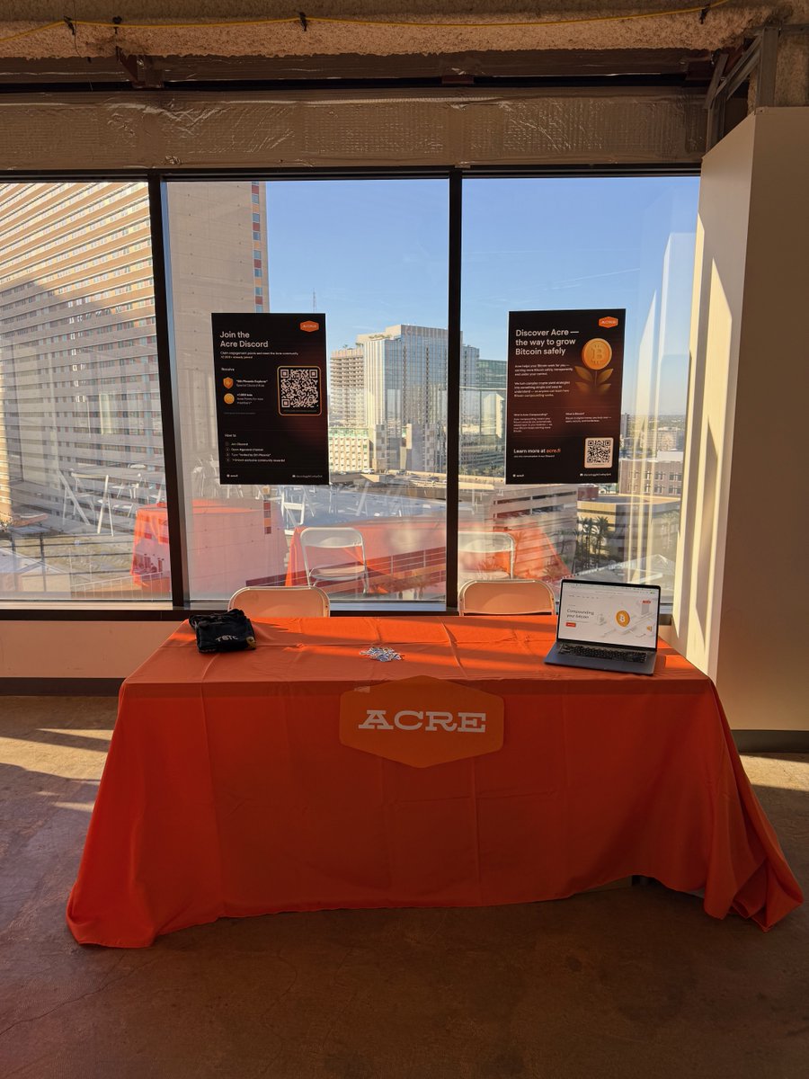 Acre.Fi - Autocompounding Bitcoin Rewards tweet media