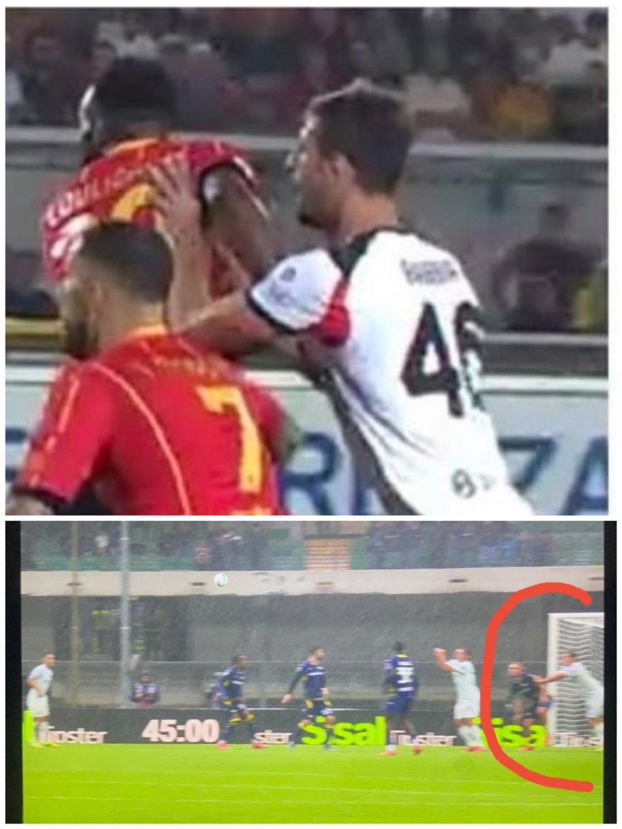 #AIA ci spiegate perché due pesi e due misure? È lo stesso campionato, un gol viene annullato e l'altro no. Sarà per il colore della maglia? Rocchi dimettiti, sei un pagliaccio!!!